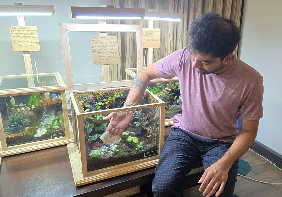 vaibhav working terrarium